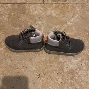 Gray suede UGG boots